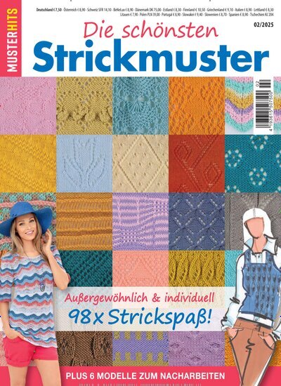 Titelbild der Ausgabe 2/2025 von Muster-Hits. Diese Zeitschrift und viele weitere Modemagazine und DIY-Magazine als Abo oder epaper bei United Kiosk online kaufen.