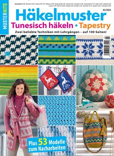Titelbild der Ausgabe 3/2025 von Muster-Hits. Diese Zeitschrift und viele weitere Modemagazine und DIY-Magazine als Abo oder epaper bei United Kiosk online kaufen.