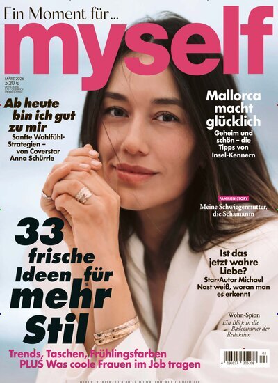 Titelbild der Ausgabe 3/2026 von myself. Diese Zeitschrift und viele weitere Frauenzeitschriften als Abo oder epaper bei United Kiosk online kaufen.