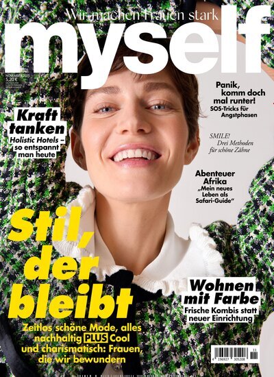 Titelbild der Ausgabe 11/2025 von myself. Diese Zeitschrift und viele weitere Frauenzeitschriften als Abo oder epaper bei United Kiosk online kaufen.