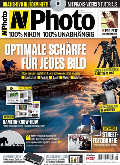 N-PHOTO aktuelles Titelbild Ausgabe 5/2015 Aktuelles Titelbild von N-PHOTO. Entdecken Sie jetzt die Ausgabe 5/2015. Lesen Sie gerne Audiomagazine, Filmmagazine und Fotozeitschriften? Dann empfehlen wir Ihnen N-PHOTO als Abo oder Geschenkabo.