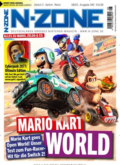 Titelbild der Ausgabe 8/2025 von N-Zone. Diese Zeitschrift und viele weitere Computerzeitschriften, Tabletmagazine und Smartphonemagazine als Abo oder epaper bei United Kiosk online kaufen.
