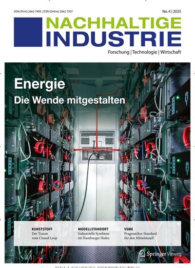 Titelbild der Ausgabe 4/2025 von Nachhaltige Industrie. Diese Zeitschrift und viele weitere Industriemagazine und Handwerkmagazine als Abo oder epaper bei United Kiosk online kaufen.