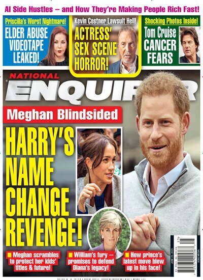 Titelbild der Ausgabe 24/2025 von National Enquirer. Diese Zeitschrift und viele weitere Lifestylemagazine und Peoplemagazine als Abo oder epaper bei United Kiosk online kaufen.
