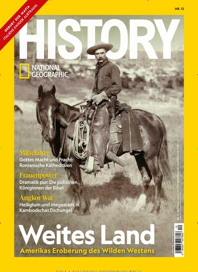 Titelbild der Ausgabe 12/2024 von National Geographic History. Diese Zeitschrift und viele weitere Reisemagazine, Freizeitmagazine und Wissensmagazine als Abo oder epaper bei United Kiosk online kaufen.