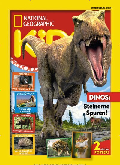 Titelbild der Ausgabe 58/2025 von National Geographic Kids. Diese Zeitschrift und viele weitere Jugendzeitschriften und Kinderzeitschriften als Abo oder epaper bei United Kiosk online kaufen.