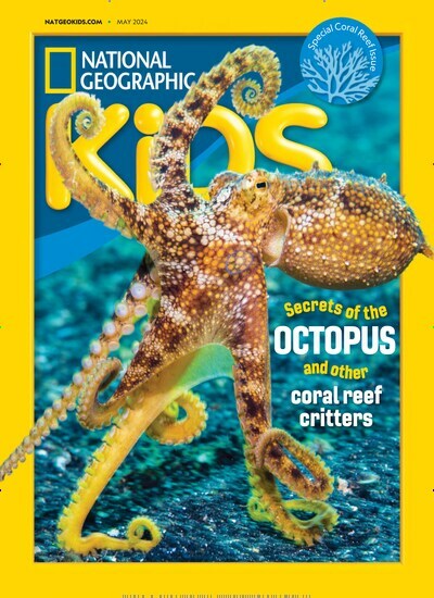 Titelbild der Ausgabe 5/2024 von National Geographic Kids USA. Diese Zeitschrift und viele weitere Jugendzeitschriften und Kinderzeitschriften als Abo oder epaper bei United Kiosk online kaufen.
