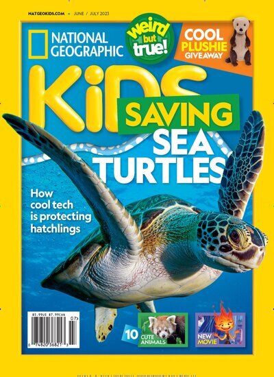 Titelbild der Ausgabe 6/2023 von National Geographic Kids USA. Diese Zeitschrift und viele weitere Jugendzeitschriften und Kinderzeitschriften als Abo oder epaper bei United Kiosk online kaufen.