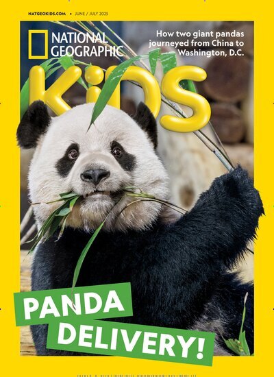 Titelbild der Ausgabe 6/2025 von National Geographic Kids USA. Diese Zeitschrift und viele weitere Jugendzeitschriften und Kinderzeitschriften als Abo oder epaper bei United Kiosk online kaufen.
