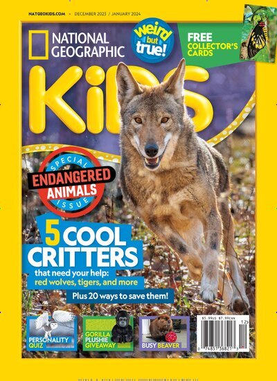 Titelbild der Ausgabe 11/2023 von National Geographic Kids USA. Diese Zeitschrift und viele weitere Jugendzeitschriften und Kinderzeitschriften als Abo oder epaper bei United Kiosk online kaufen.