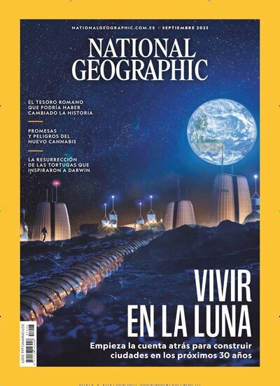 Titelbild der Ausgabe 9/2025 von National Geographic Spanien. Diese Zeitschrift und viele weitere Reisemagazine, Freizeitmagazine und Wissensmagazine als Abo oder epaper bei United Kiosk online kaufen.
