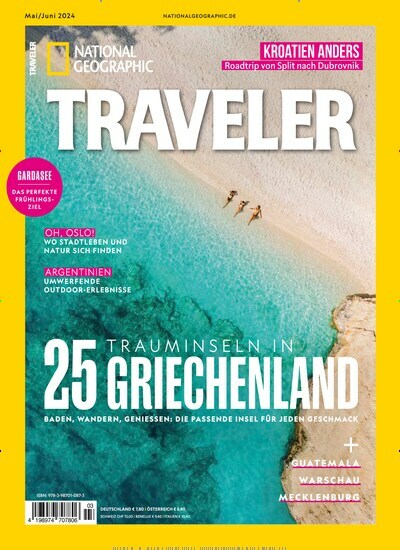 Titelbild der Ausgabe 3/2024 von National Geographic Traveler. Diese Zeitschrift und viele weitere Reisemagazine, Freizeitmagazine und Wissensmagazine als Abo oder epaper bei United Kiosk online kaufen.