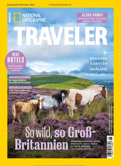 Titelbild der Ausgabe 5/2025 von National Geographic Traveler. Diese Zeitschrift und viele weitere Reisemagazine, Freizeitmagazine und Wissensmagazine als Abo oder epaper bei United Kiosk online kaufen.