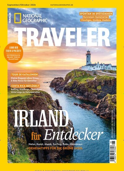 Titelbild der Ausgabe 5/2026 von National Geographic Traveler. Diese Zeitschrift und viele weitere Reisemagazine, Freizeitmagazine und Wissensmagazine als Abo oder epaper bei United Kiosk online kaufen.