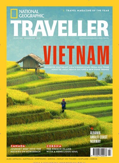 Titelbild der Ausgabe 7/2025 von National Geographic Traveller UK. Diese Zeitschrift und viele weitere Reisemagazine, Freizeitmagazine und Wissensmagazine als Abo oder epaper bei United Kiosk online kaufen.