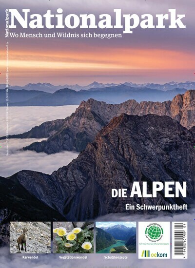 Titelbild der Ausgabe 4/2023 von Nationalpark. Diese Zeitschrift und viele weitere Naturzeitschriften, Landwirtschaftszeitungen und Umweltmagazine als Abo oder epaper bei United Kiosk online kaufen.