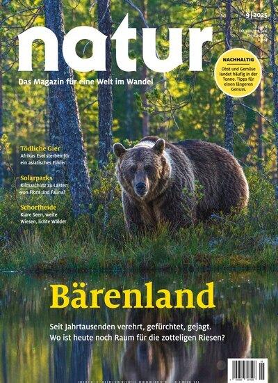 Titelbild der Ausgabe 9/2025 von natur. Diese Zeitschrift und viele weitere Reisemagazine, Freizeitmagazine und Wissensmagazine als Abo oder epaper bei United Kiosk online kaufen.