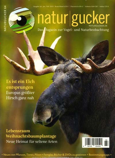 Titelbild der Ausgabe 64/2022 von naturgucker. Diese Zeitschrift und viele weitere Reisemagazine, Freizeitmagazine und Wissensmagazine als Abo oder epaper bei United Kiosk online kaufen.