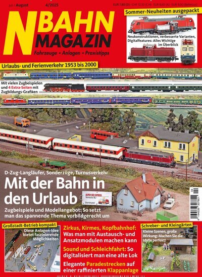 Titelbild der Ausgabe 4/2025 von NBahn Magazin. Diese Zeitschrift und viele weitere Reisemagazine, Freizeitmagazine und Wissensmagazine als Abo oder epaper bei United Kiosk online kaufen.
