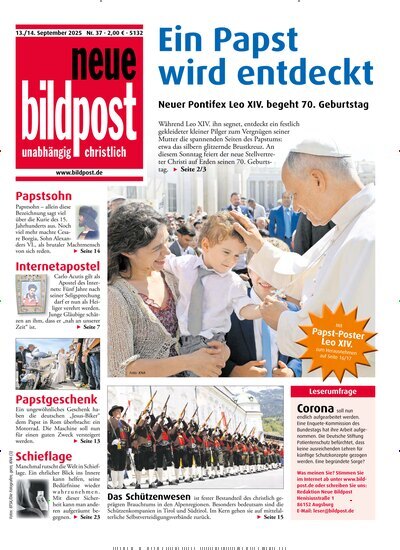 Titelbild der Ausgabe 37/2025 von neue bildpost. Diese Zeitschrift und viele weitere Kunstmagazine und Kulturmagazine als Abo oder epaper bei United Kiosk online kaufen.