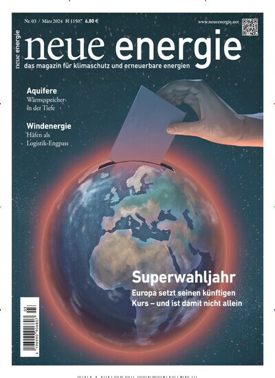 Titelbild der Ausgabe 3/2024 von neue energie mit BWEintern. Diese Zeitschrift und viele weitere Wirtschaftsmagazine und Politikmagazine als Abo oder epaper bei United Kiosk online kaufen.