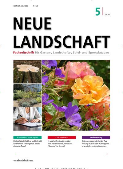 Titelbild der Ausgabe 5/2026 von Neue Landschaft. Diese Zeitschrift und viele weitere Naturzeitschriften, Landwirtschaftszeitungen und Umweltmagazine als Abo oder epaper bei United Kiosk online kaufen.