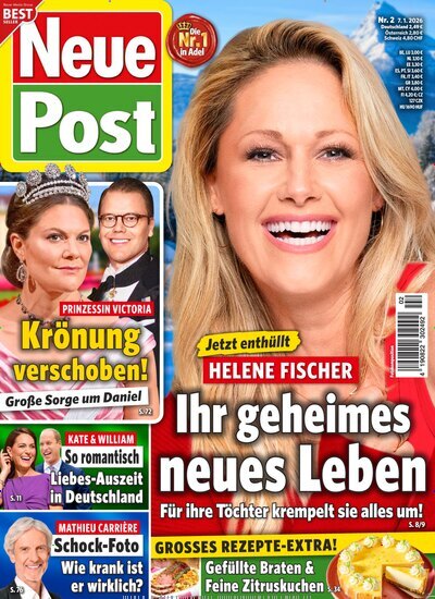 Titelbild der Ausgabe 2/2026 von Neue Post. Diese Zeitschrift und viele weitere Frauenzeitschriften als Abo oder epaper bei United Kiosk online kaufen.