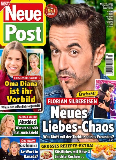 Titelbild der Ausgabe 3/2026 von Neue Post. Diese Zeitschrift und viele weitere Frauenzeitschriften als Abo oder epaper bei United Kiosk online kaufen.