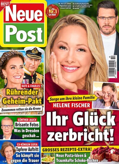 Titelbild der Ausgabe 10/2026 von Neue Post. Diese Zeitschrift und viele weitere Frauenzeitschriften als Abo oder epaper bei United Kiosk online kaufen.