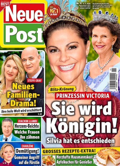 Titelbild der Ausgabe 11/2026 von Neue Post. Diese Zeitschrift und viele weitere Frauenzeitschriften als Abo oder epaper bei United Kiosk online kaufen.
