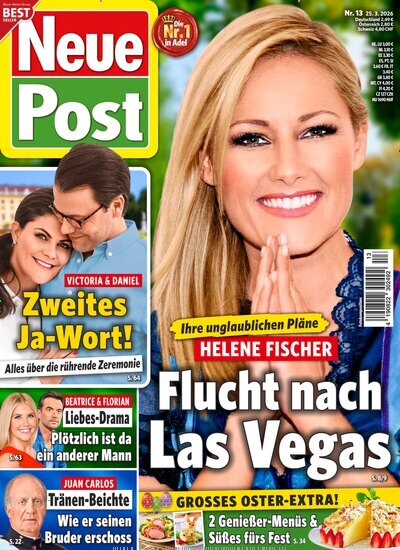 Titelbild der Ausgabe 13/2026 von Neue Post. Diese Zeitschrift und viele weitere Frauenzeitschriften als Abo oder epaper bei United Kiosk online kaufen.