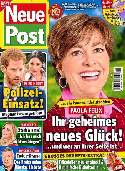 Titelbild der Ausgabe 15/2026 von Neue Post. Diese Zeitschrift und viele weitere Frauenzeitschriften als Abo oder epaper bei United Kiosk online kaufen.
