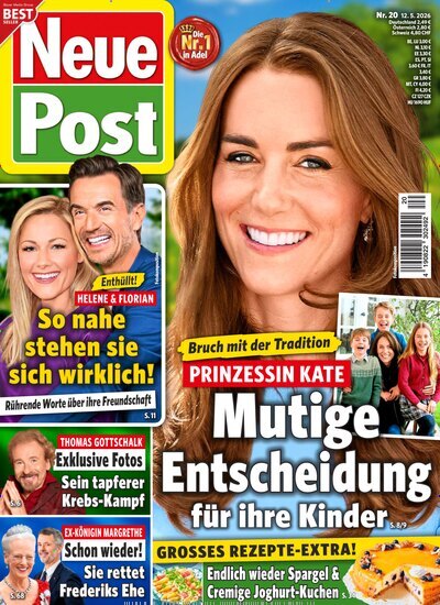 Titelbild der Ausgabe 20/2026 von Neue Post. Diese Zeitschrift und viele weitere Frauenzeitschriften als Abo oder epaper bei United Kiosk online kaufen.
