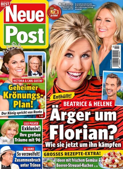 Titelbild der Ausgabe 23/2026 von Neue Post. Diese Zeitschrift und viele weitere Frauenzeitschriften als Abo oder epaper bei United Kiosk online kaufen.