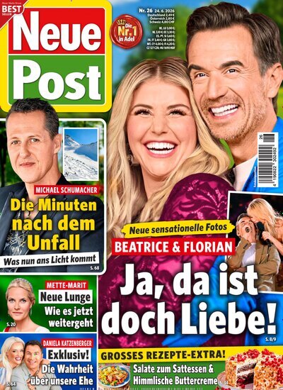 Titelbild der Ausgabe 26/2026 von Neue Post. Diese Zeitschrift und viele weitere Frauenzeitschriften als Abo oder epaper bei United Kiosk online kaufen.