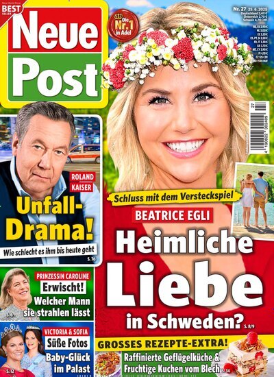 Titelbild der Ausgabe 27/2025 von Neue Post. Diese Zeitschrift und viele weitere Frauenzeitschriften als Abo oder epaper bei United Kiosk online kaufen.