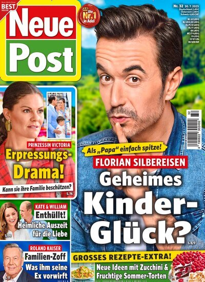 Titelbild der Ausgabe 32/2025 von Neue Post. Diese Zeitschrift und viele weitere Frauenzeitschriften als Abo oder epaper bei United Kiosk online kaufen.