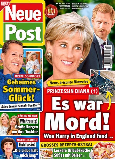 Titelbild der Ausgabe 34/2026 von Neue Post. Diese Zeitschrift und viele weitere Frauenzeitschriften als Abo oder epaper bei United Kiosk online kaufen.