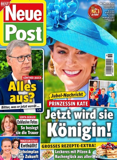 Titelbild der Ausgabe 36/2025 von Neue Post. Diese Zeitschrift und viele weitere Frauenzeitschriften als Abo oder epaper bei United Kiosk online kaufen.