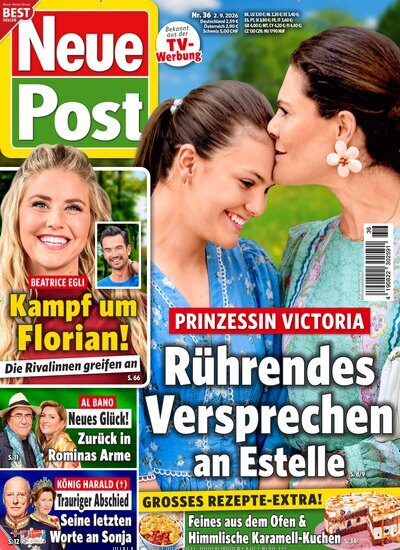 Titelbild der Ausgabe 36/2026 von Neue Post. Diese Zeitschrift und viele weitere Frauenzeitschriften als Abo oder epaper bei United Kiosk online kaufen.