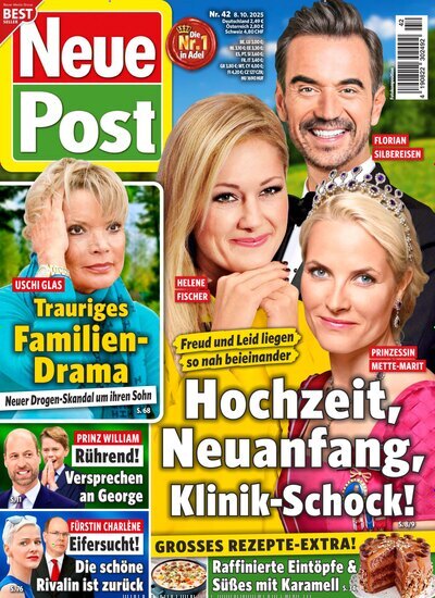 Titelbild der Ausgabe 42/2025 von Neue Post. Diese Zeitschrift und viele weitere Frauenzeitschriften als Abo oder epaper bei United Kiosk online kaufen.