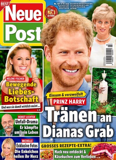 Titelbild der Ausgabe 43/2026 von Neue Post. Diese Zeitschrift und viele weitere Frauenzeitschriften als Abo oder epaper bei United Kiosk online kaufen.