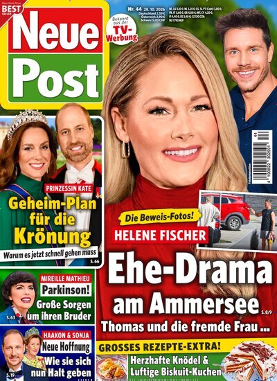 Titelbild der Ausgabe 44/2026 von Neue Post. Diese Zeitschrift und viele weitere Frauenzeitschriften als Abo oder epaper bei United Kiosk online kaufen.