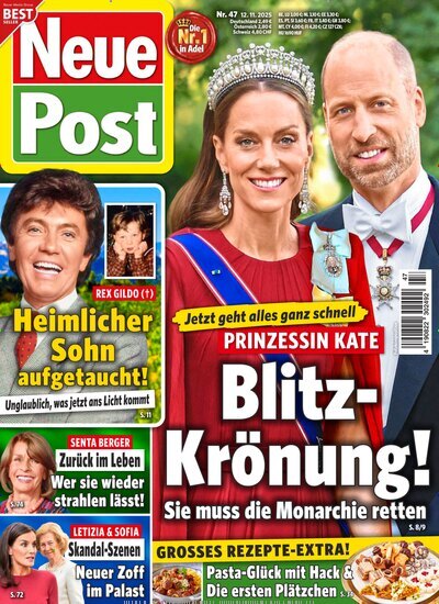 Titelbild der Ausgabe 47/2025 von Neue Post. Diese Zeitschrift und viele weitere Frauenzeitschriften als Abo oder epaper bei United Kiosk online kaufen.