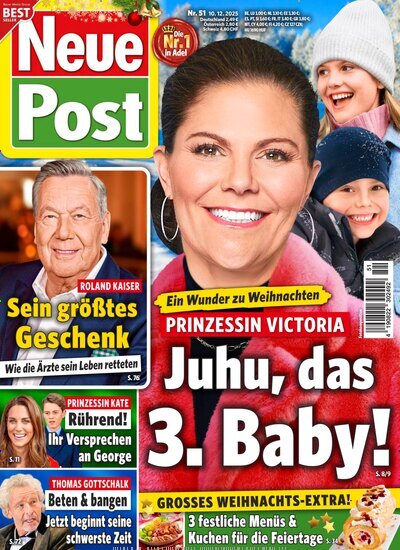Titelbild der Ausgabe 51/2025 von Neue Post. Diese Zeitschrift und viele weitere Frauenzeitschriften als Abo oder epaper bei United Kiosk online kaufen.