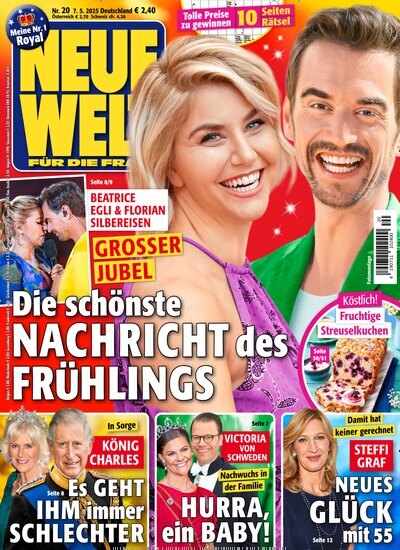 Titelbild der Ausgabe 20/2025 von Neue Welt. Diese Zeitschrift und viele weitere Frauenzeitschriften als Abo oder epaper bei United Kiosk online kaufen.