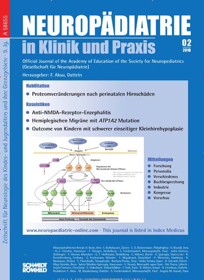 Neuropädiatrie in Klinik und Praxis - epaper aktuelles Titelbild Ausgabe 2/2010 Aktuelles Titelbild von Neuropädiatrie in Klinik und Praxis - epaper. Entdecken Sie jetzt die Ausgabe 2/2010. Lesen Sie gerne Pflegezeitschriften und medizinische Fachzeitschriften? Dann empfehlen wir Ihnen Neuropädiatrie in Klinik und Praxis - epaper als als digitales Einzelheft zum sofort Loslesen.