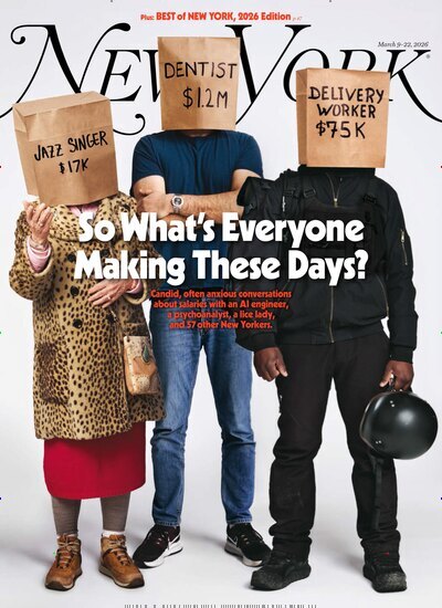 Titelbild der Ausgabe 6/2026 von New York Magazine. Diese Zeitschrift und viele weitere Wirtschaftsmagazine und Politikmagazine als Abo oder epaper bei United Kiosk online kaufen.