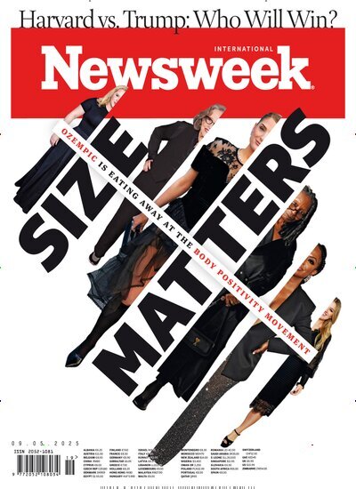 Titelbild der Ausgabe 14/2025 von Newsweek International. Diese Zeitschrift und viele weitere Wirtschaftsmagazine und Politikmagazine als Abo oder epaper bei United Kiosk online kaufen.