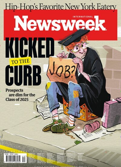 Titelbild der Ausgabe 15/2025 von Newsweek International. Diese Zeitschrift und viele weitere Wirtschaftsmagazine und Politikmagazine als Abo oder epaper bei United Kiosk online kaufen.